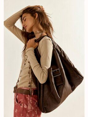 Free People Shoreditch Shoulder Bag - Espresso